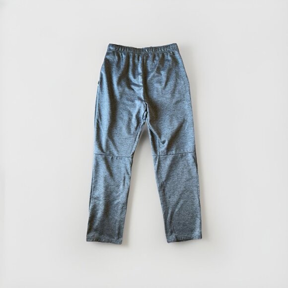 NIKE DRI-FIT Sweatpants Men's Size Medium Gray Fleece Taper Pocket Drawstring - Picture 2 of 6